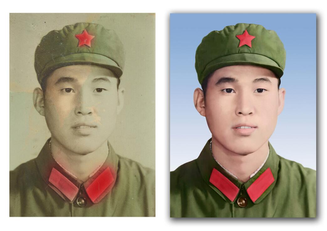 石龙镇破损照片修复-18